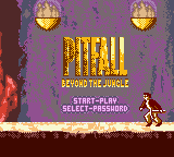 Pitfall - Beyond the Jungle (USA, Europe) Title Screen
